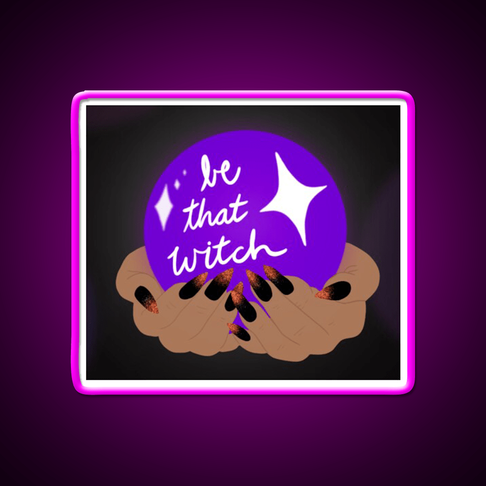 Be That Witch Nail Salon Led Neon Sign Rgb Color - Shineneon