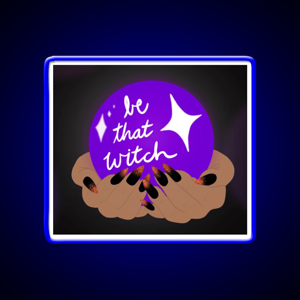 Be That Witch Nail Salon Led Neon Sign Rgb Color - Shineneon