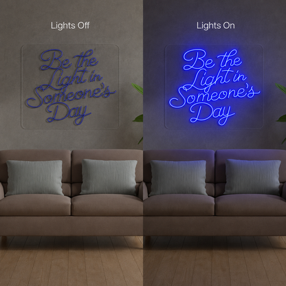 Be The LED Neon Sign - 06 Day Night Comparison
