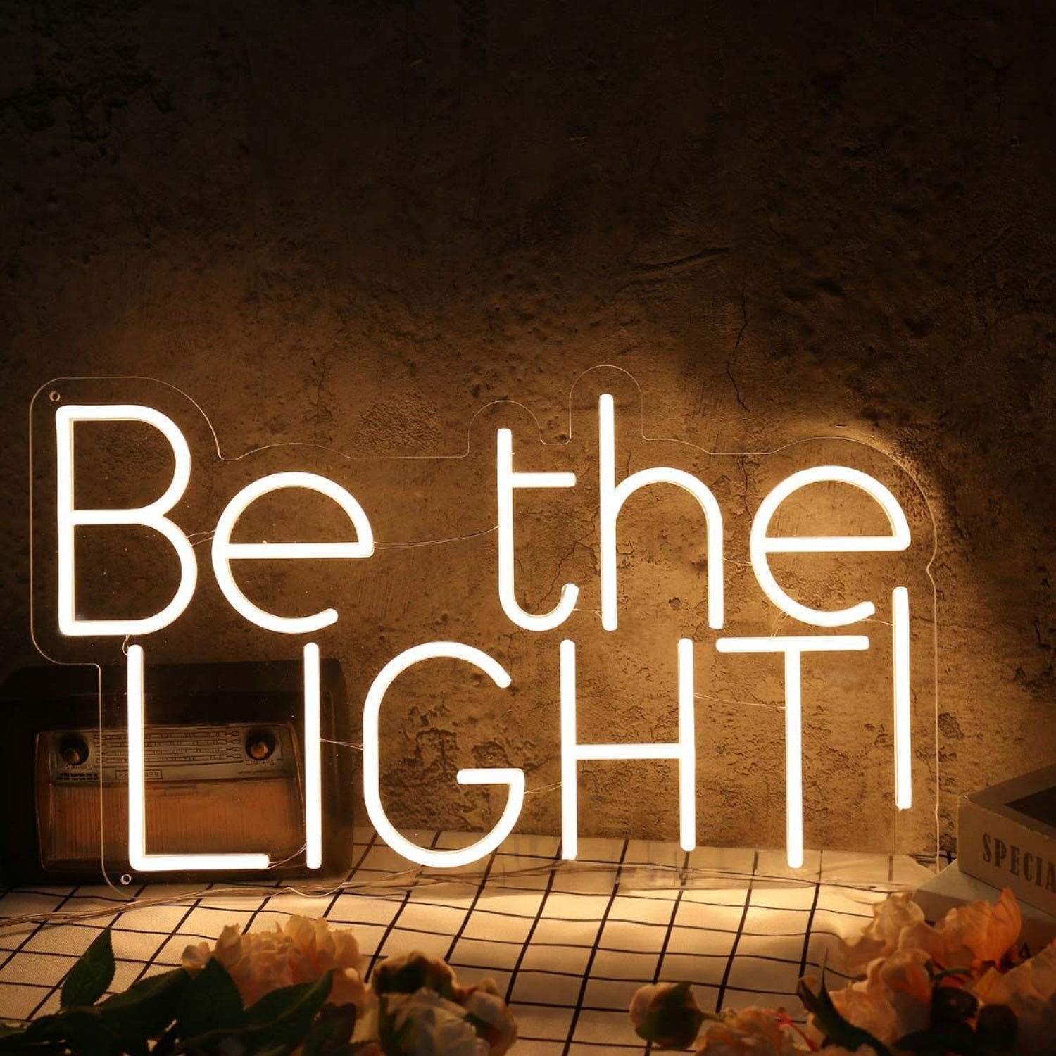 Be The Light Yellow Led Neon Sign - Shineneon