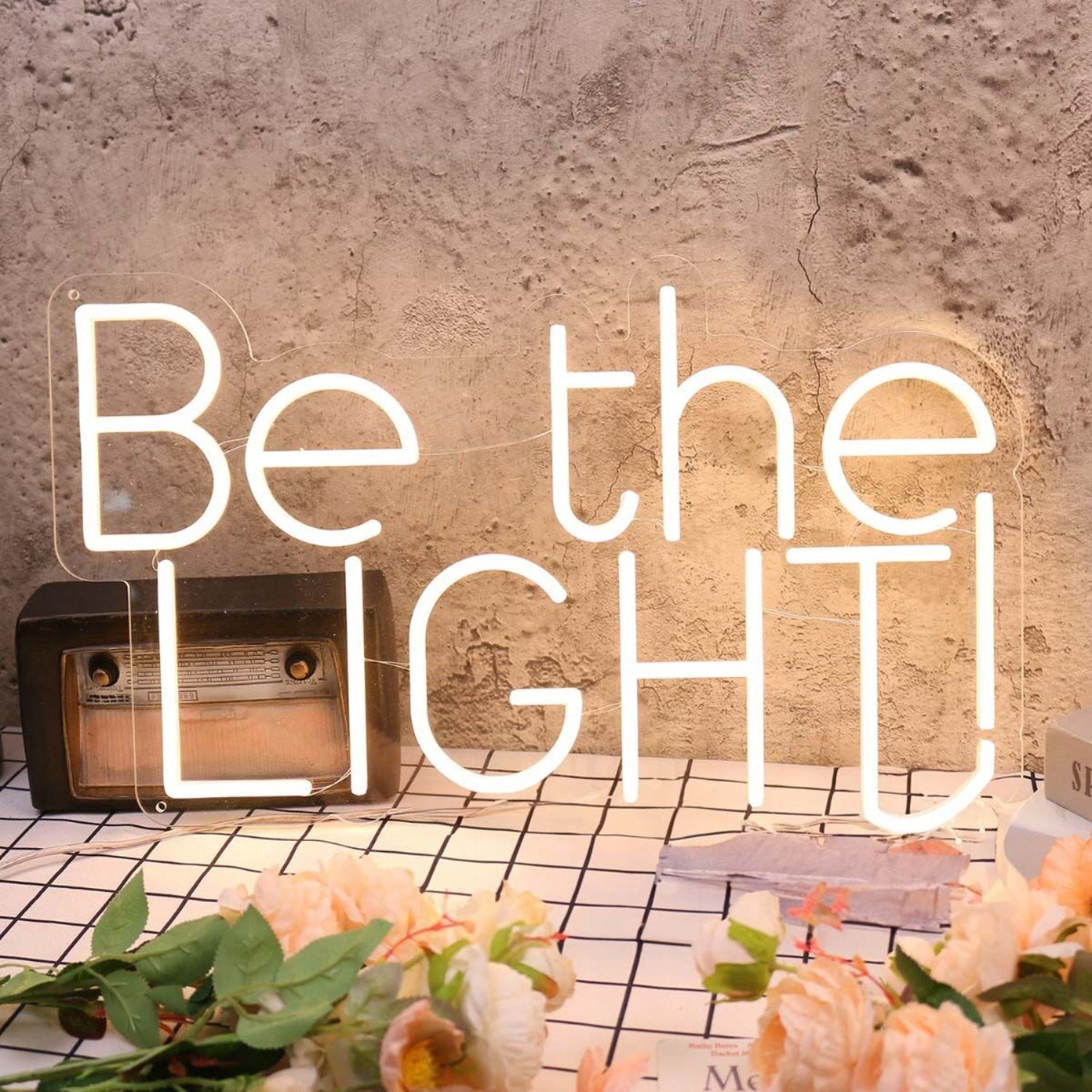 Be The Light Yellow Led Neon Sign - Shineneon