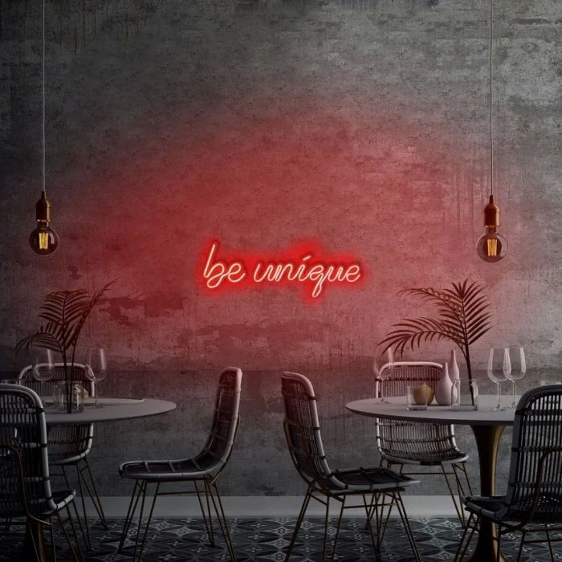 Be Unique Led Sign Business Neon Sign - Shineneon
