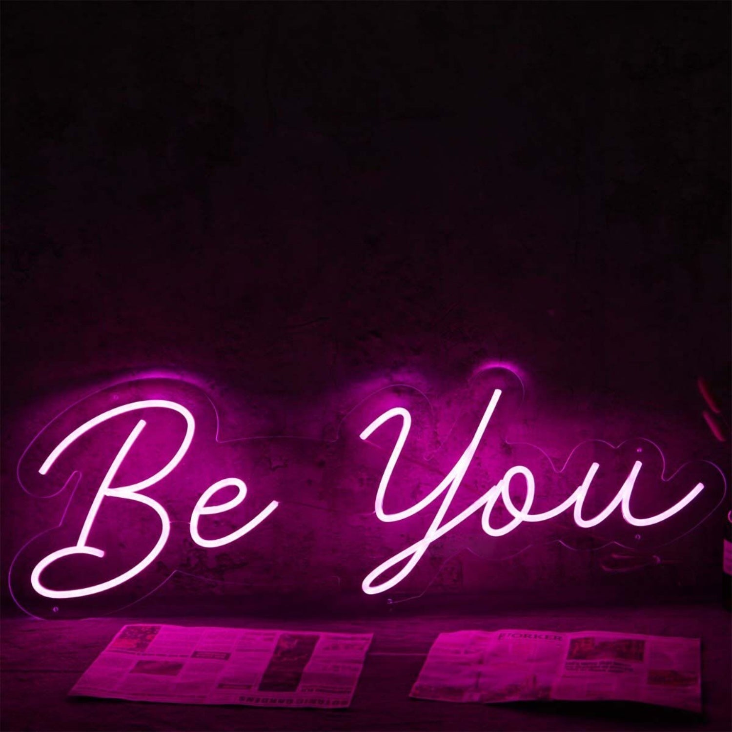 Be You Pink Led Neon Sign - Shineneon
