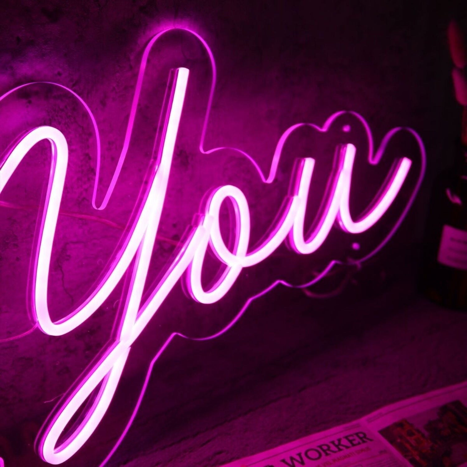 Be You Pink Led Neon Sign - Shineneon