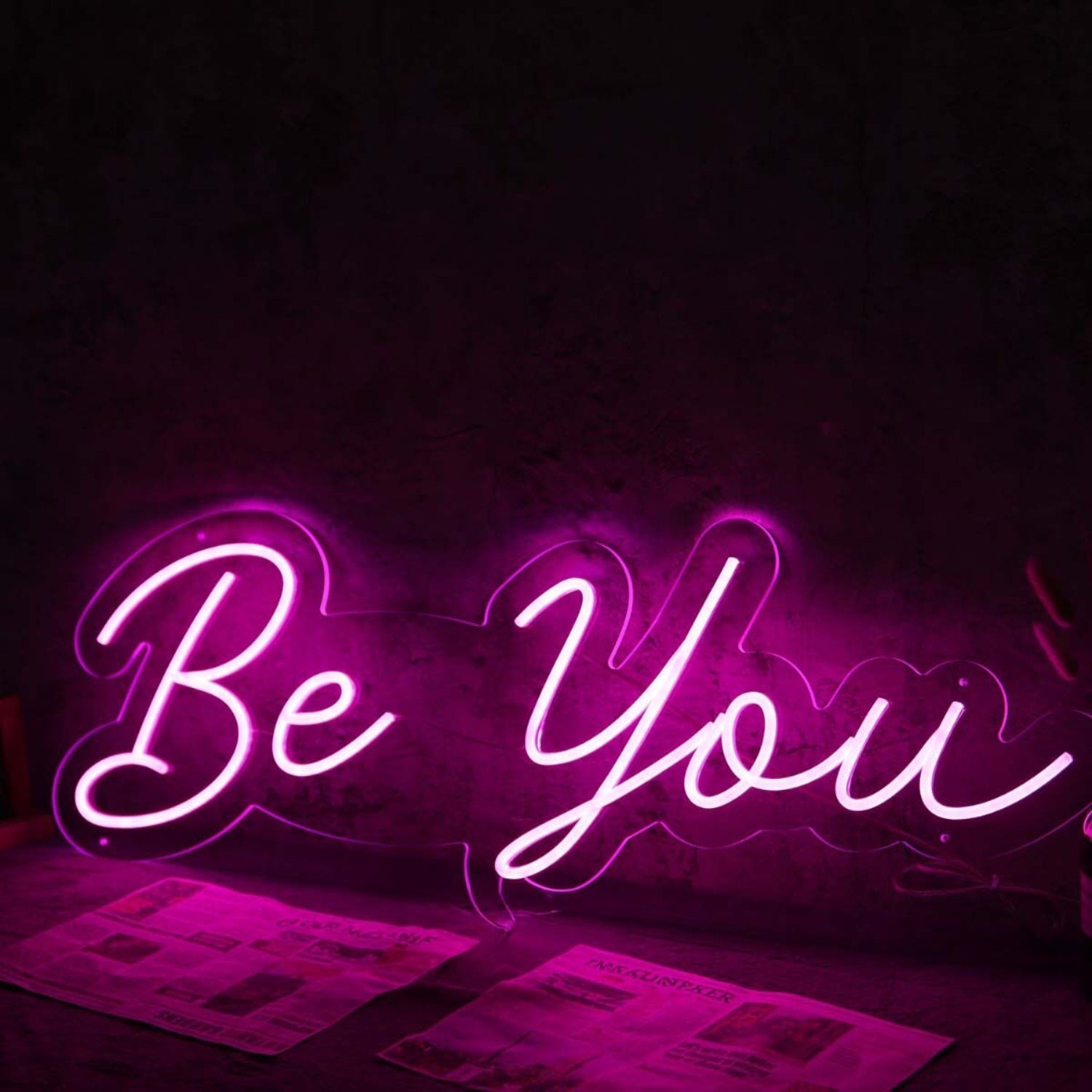 Be You Pink Led Neon Sign - Shineneon