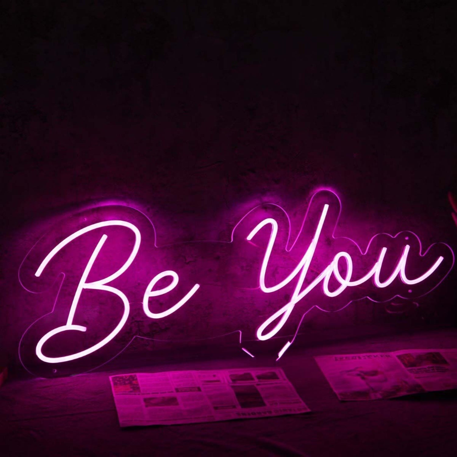 Be You Pink Led Neon Sign - Shineneon