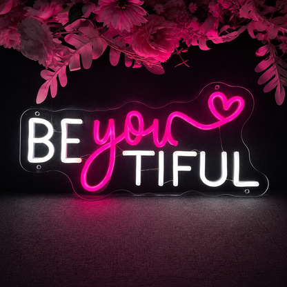 Be You Tiful LED Neon Sign - 01 Original Product Image