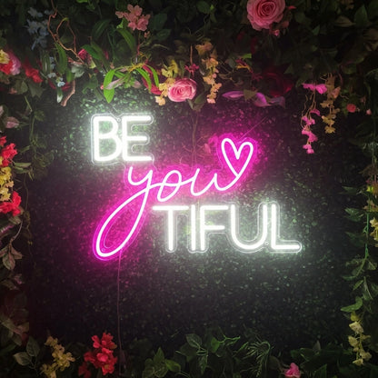 Be You Tiful LED Neon Sign Home Art - 01 Original Product Image