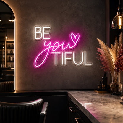 Be You Tiful LED Neon Sign Home Decor - 02 High-Converting Product Image
