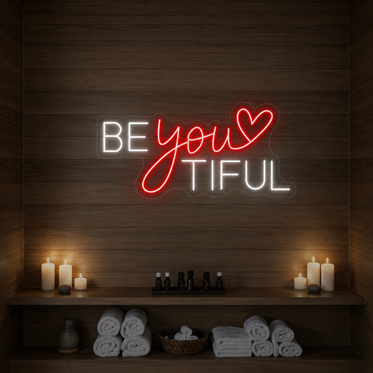 Be You Tiful LED Neon Sign Wall Decor - 01 Original Product Image