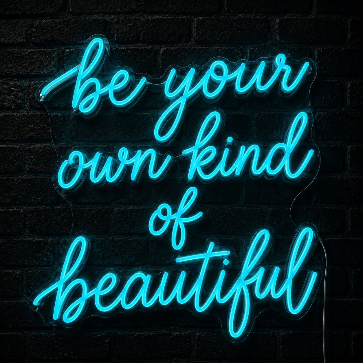 Be Your Own Kind Of Beautiful LED Neon Sign Home Wall Art Wall Decor - Shineneon
