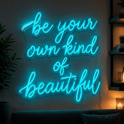 Be Your Own Kind Of Beautiful LED Neon Sign Home Wall Art Wall Decor - Shineneon