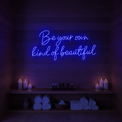 Be Your Own Kind Of Beautiful LED Neon Sign Wall Decor - 01 Original Product Image