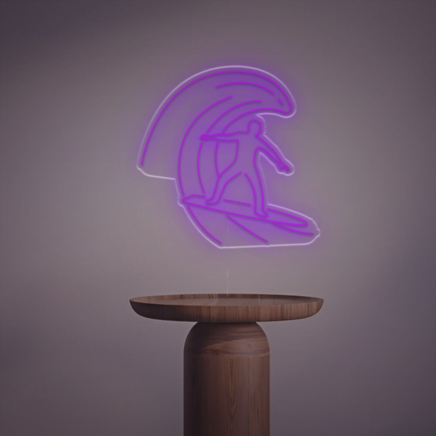 Beach Bar Or Surf Shop Ambiance With The Man Surfing Led Neon Sign | Shineneon