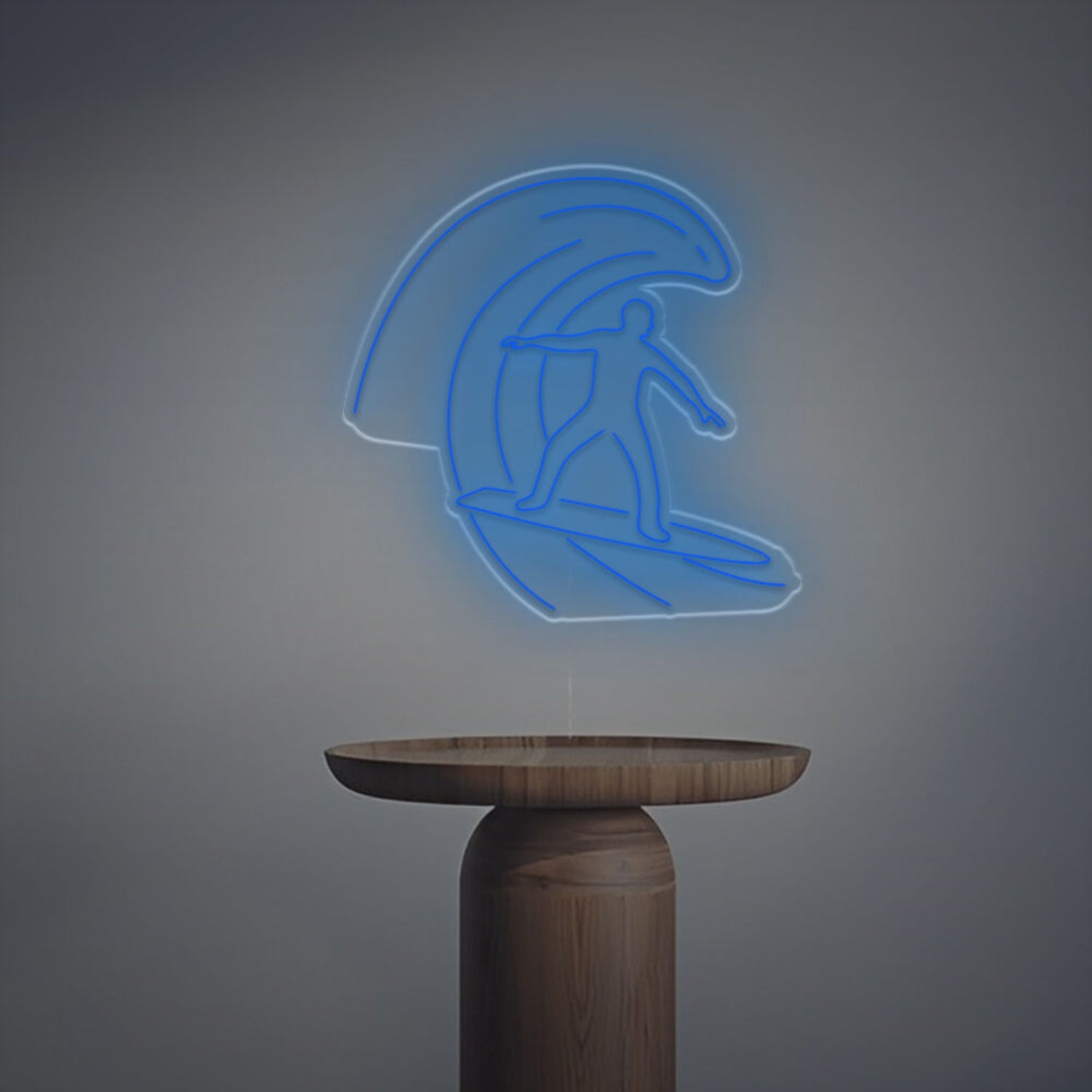 Beach Bar Or Surf Shop Ambiance With The Man Surfing Led Neon Sign | Shineneon