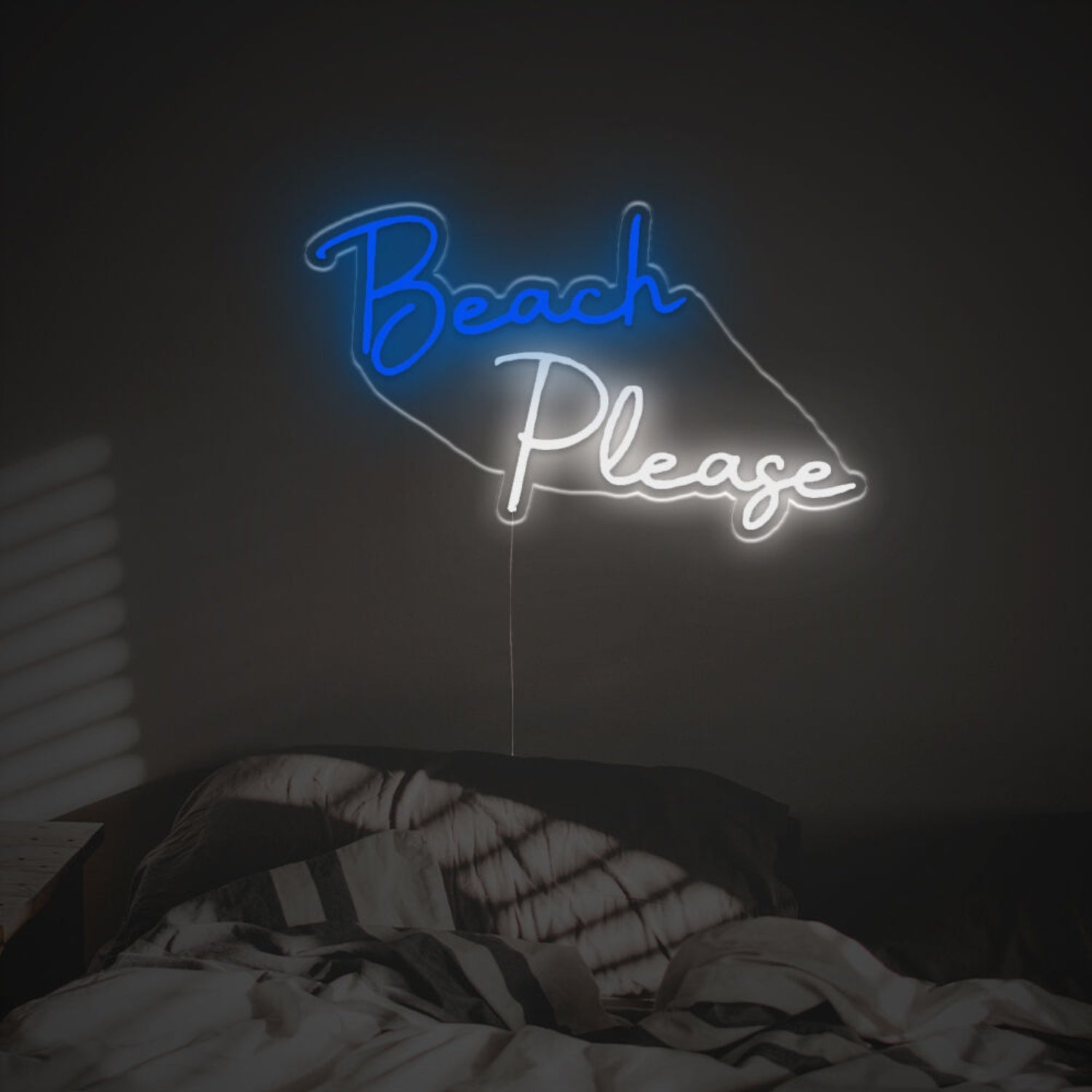 Beach Please Led Neon Sign | Shineneon