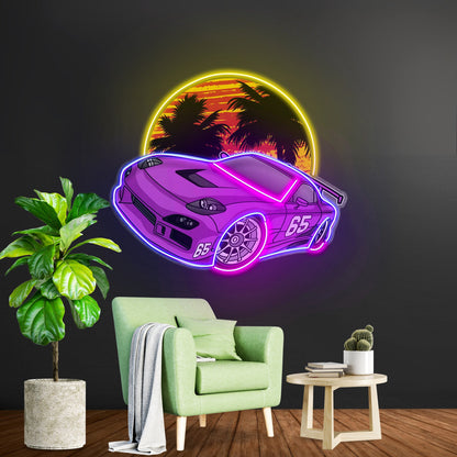 Beach Side Racing Led Neon Sign Light Custom Led Signs - Shineneon