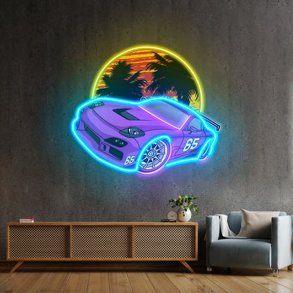 Bear Led Neon Artwork For Sale For Sale