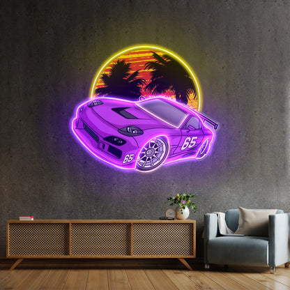 Bear Led Neon Artwork For Sale For Sale