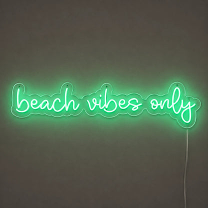Beach Vibes Only Neon Sign LED Neon Sign main product image