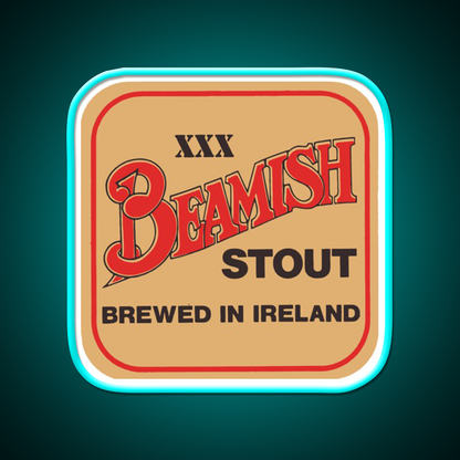 Beamish Irish Stout Beer Bar Decor Led Neon Sign Rgb Color