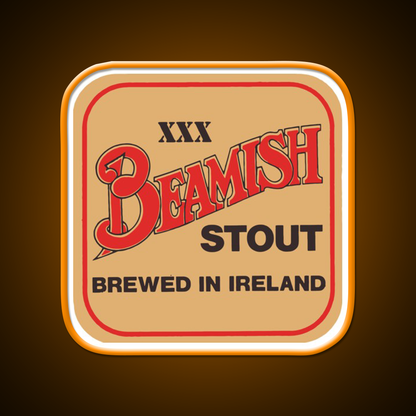 Beamish Irish Stout Beer Bar Decor Led Neon Sign Rgb Color