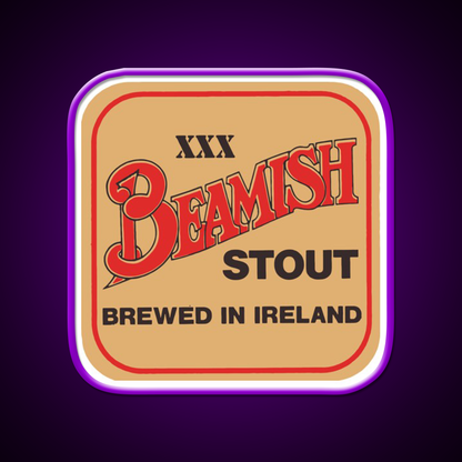 Beamish Irish Stout Beer Bar Decor Led Neon Sign Rgb Color