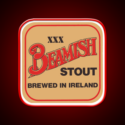 Beamish Irish Stout Beer Bar Decor Led Neon Sign Rgb Color