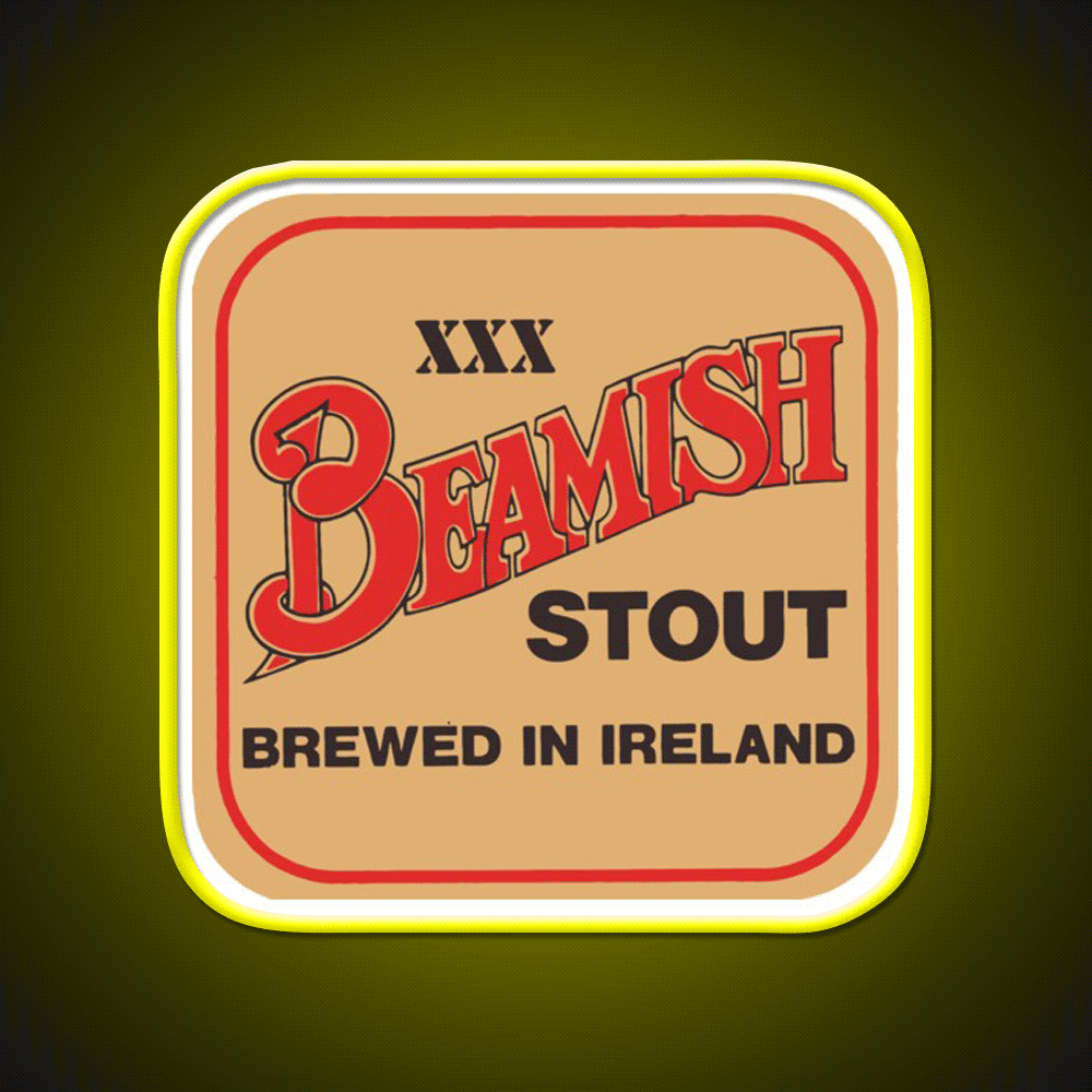 Beamish Irish Stout Beer Bar Decor Led Neon Sign Rgb Color