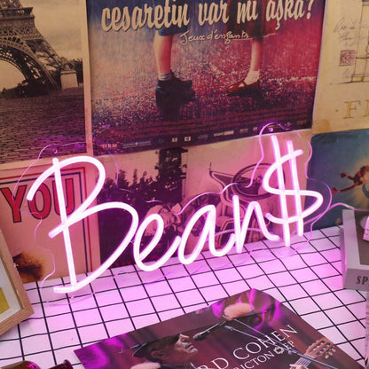 Bean Pink Led Neon Sign - Shineneon