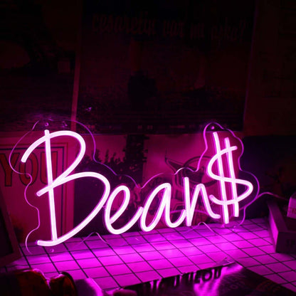 Bean Pink Led Neon Sign - Shineneon