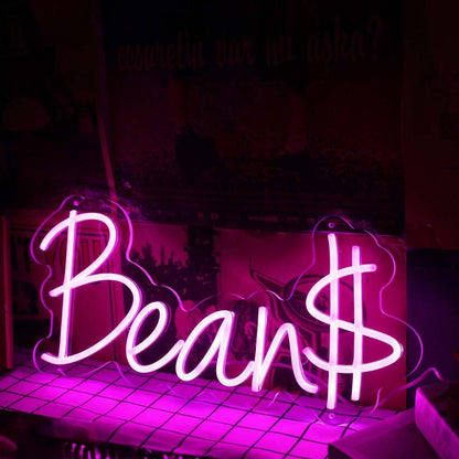 Bean Pink Led Neon Sign - Shineneon