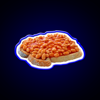Beans On Toast Snack Food Led Neon Sign Rgb Color - Shineneon
