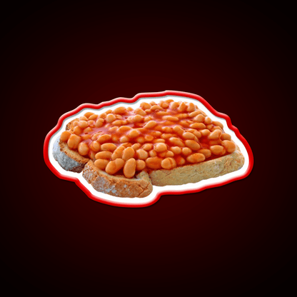 Beans On Toast Snack Food Led Neon Sign Rgb Color - Shineneon
