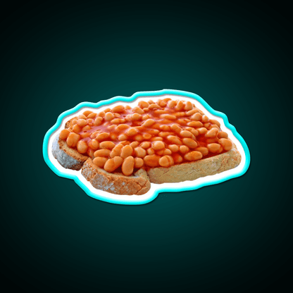Beans On Toast Snack Food Led Neon Sign Rgb Color - Shineneon