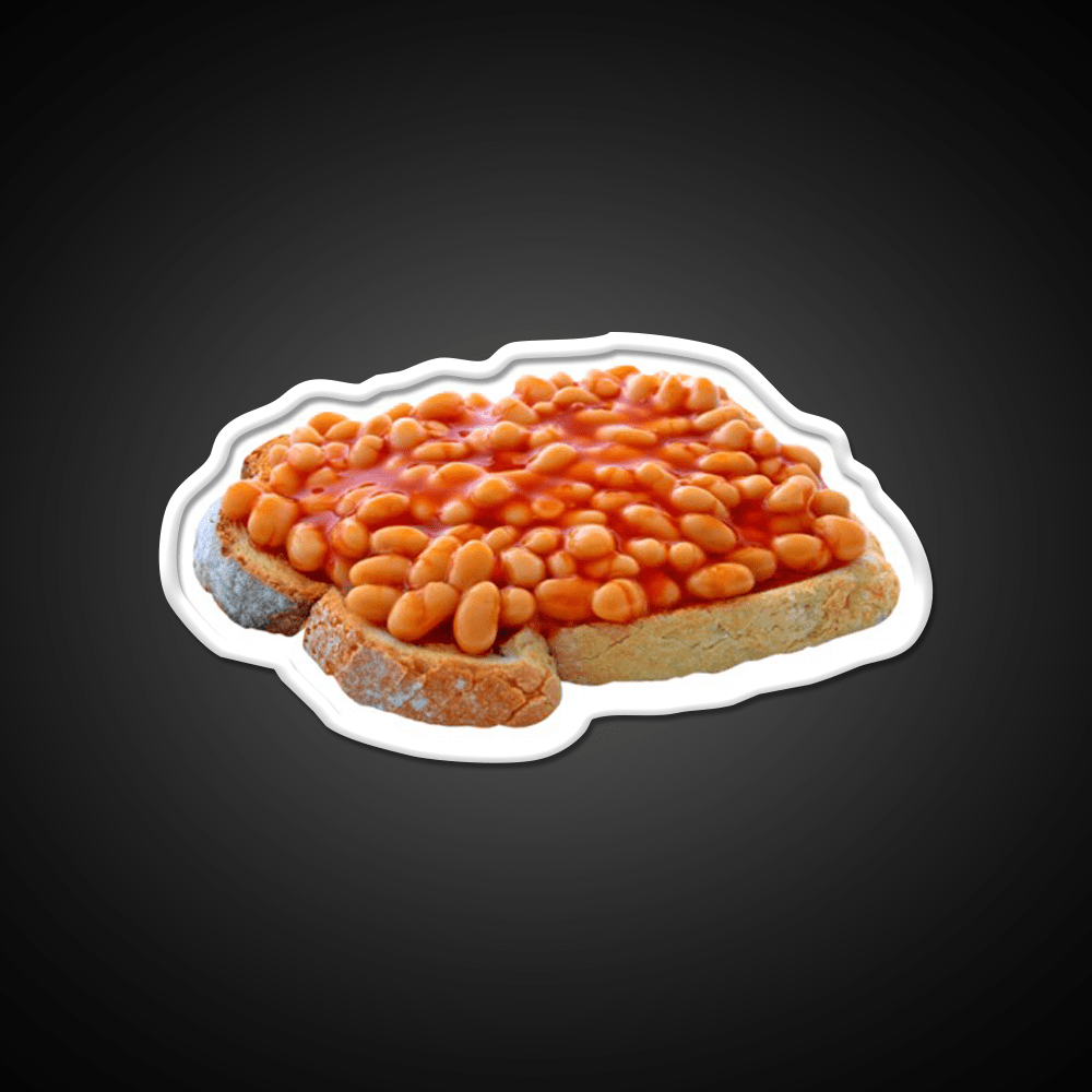 Beans On Toast Snack Food Led Neon Sign Rgb Color - Shineneon