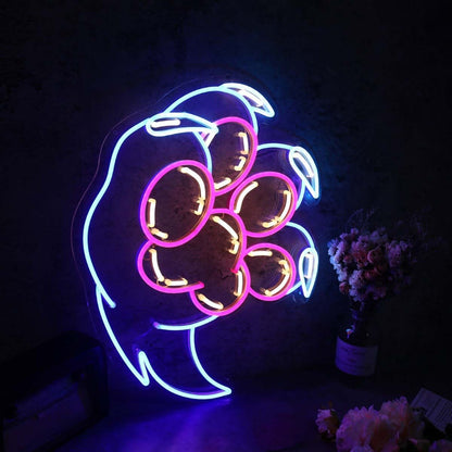 Bear Claw Custom Led Neon Sign - Shineneon