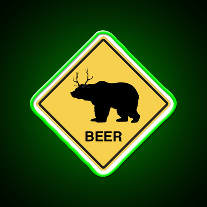 Bear Deer Beer Bar Decor Led Neon Sign Rgb Color - LED neon sign view 8