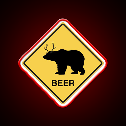 Bear Deer Beer Bar Decor Led Neon Sign Rgb Color - LED neon sign view 10