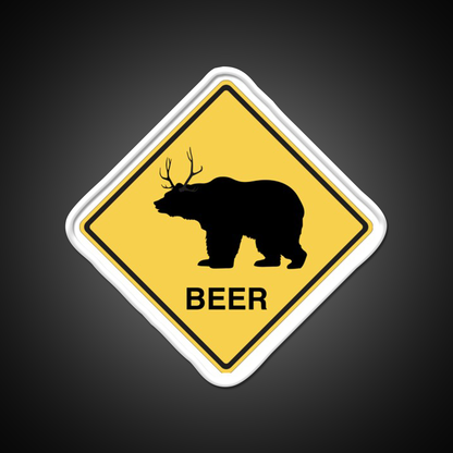 Bear Deer Beer Bar Decor Led Neon Sign Rgb Color - LED neon sign view 11