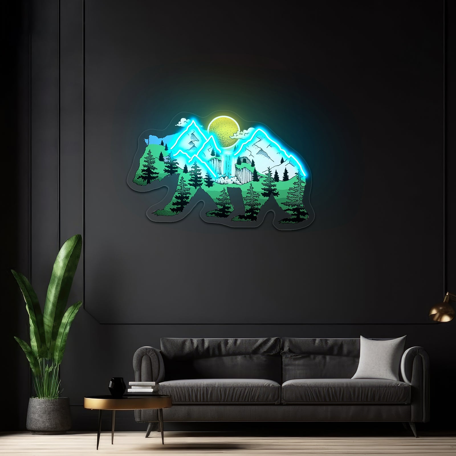 Bear Nature Neon Signs For Custom Neon Signs - Shineneon