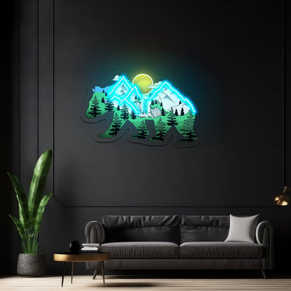 Bear Nature Neon Signs For Custom Neon Signs - Shineneon