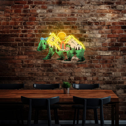 Bear Nature Neon Signs For Custom Neon Signs - Shineneon