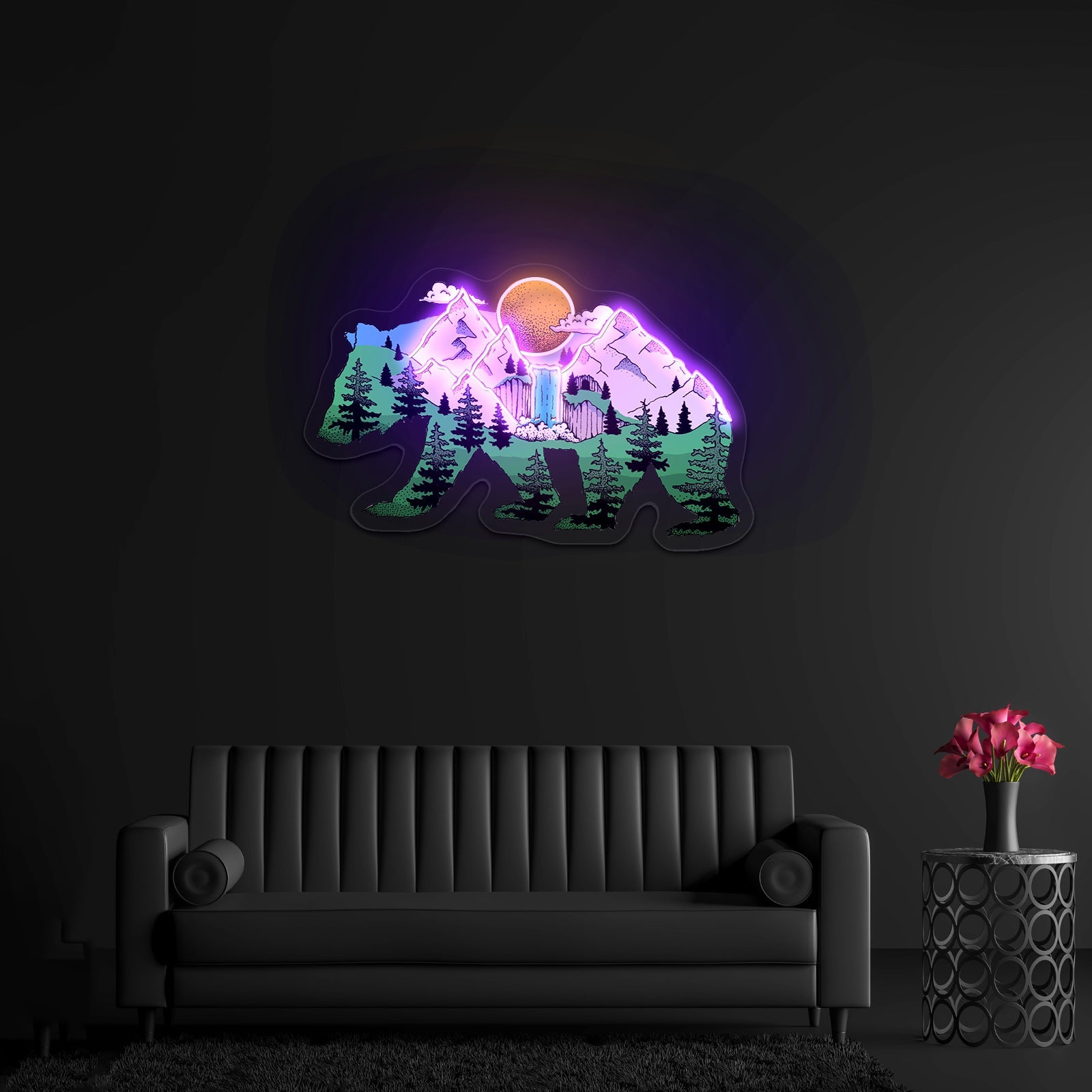 Bear Nature Neon Signs For Custom Neon Signs - Shineneon