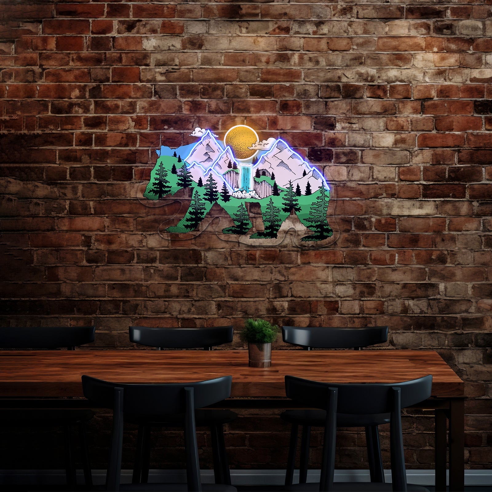 Bear Nature Neon Signs For Custom Neon Signs - Shineneon