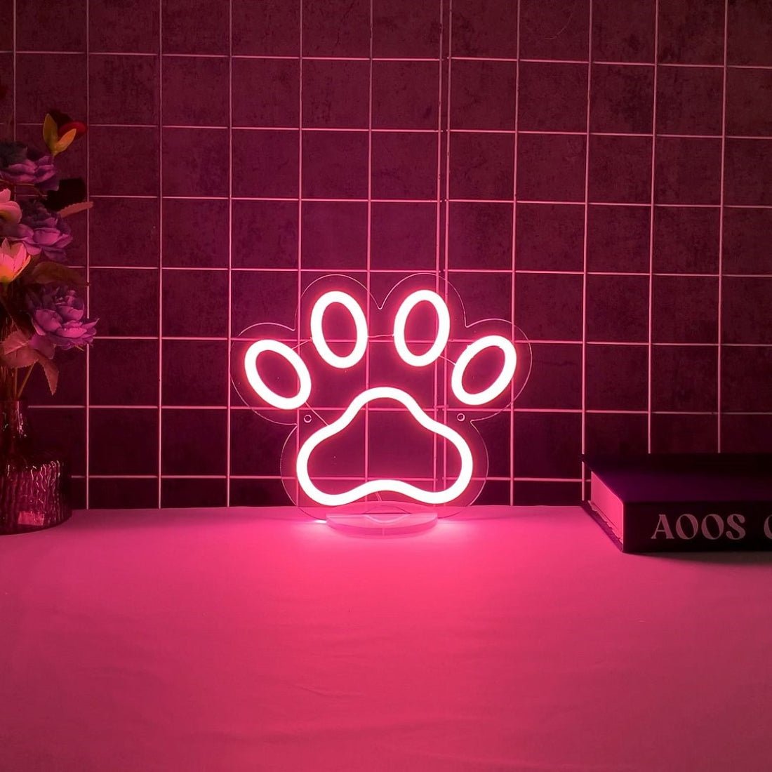 Bear Paw Mini Led Sign Business Neon Sign - Shineneon