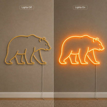 Bear Silhouette Wall LED Neon Sign - Shineneon