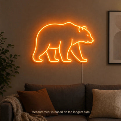 Bear Silhouette Wall LED Neon Sign - Shineneon