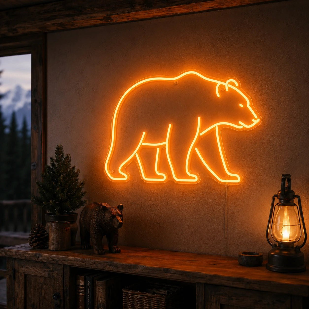 Bear Silhouette Wall LED Neon Sign - Shineneon