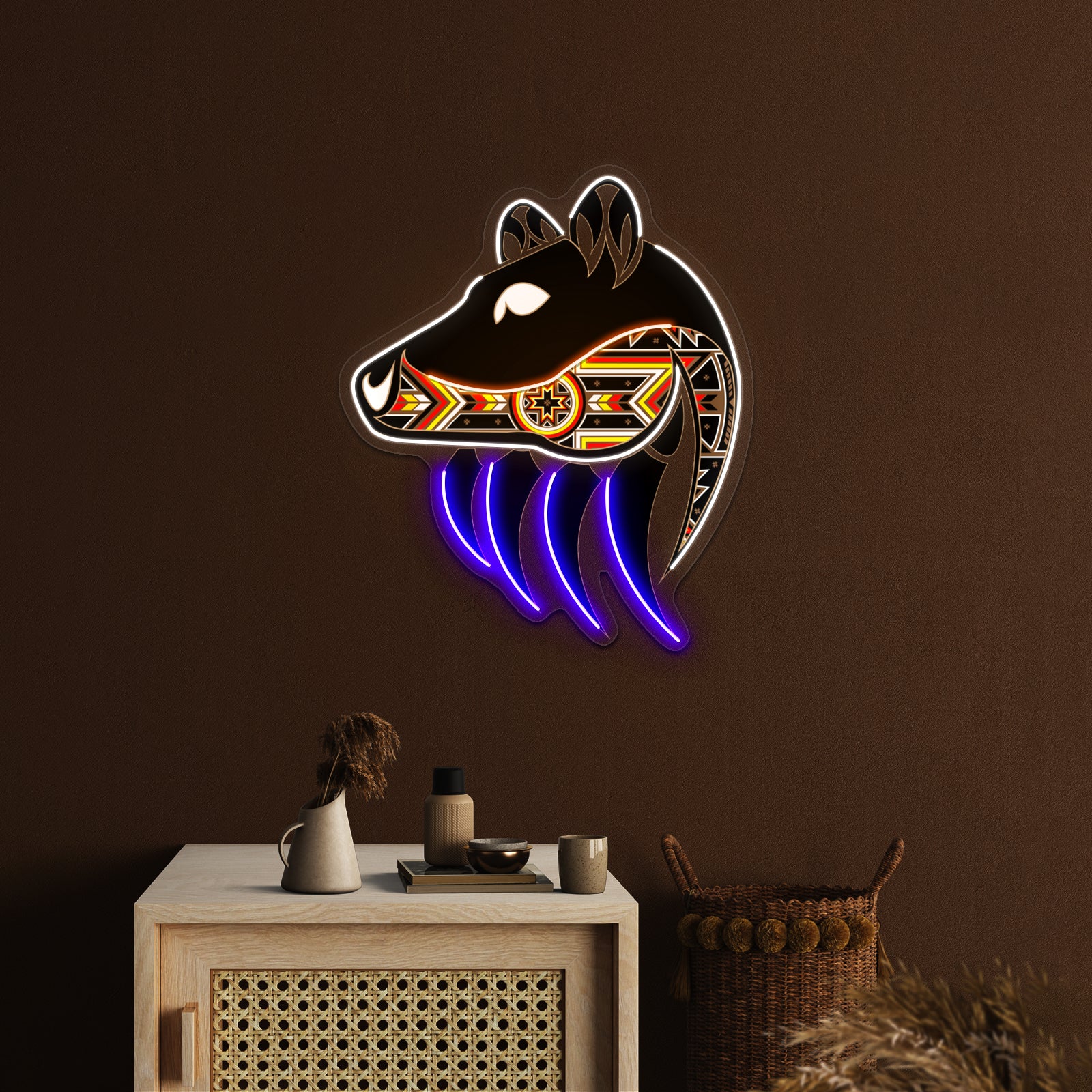 Bear Spirit Artwork Led Neon Sign